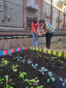 laboratorio di giardinaggio